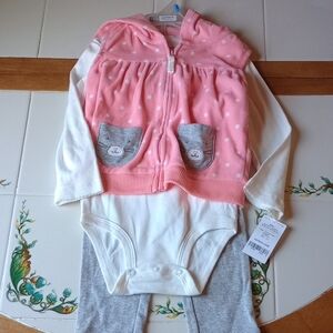 Carter's Girls 🐇 3-Piece Outfit